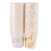 Disposable Paper Cups - Gold/Silver
